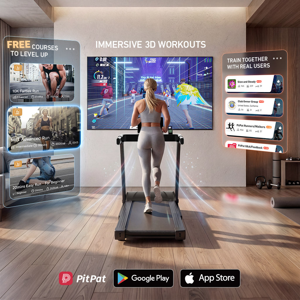 DeerRun All-New 2026 A1 Pro Move+ Smart Foldable Treadmill with 6% Incline & NFC | 350 lbs, 10 mph, Black