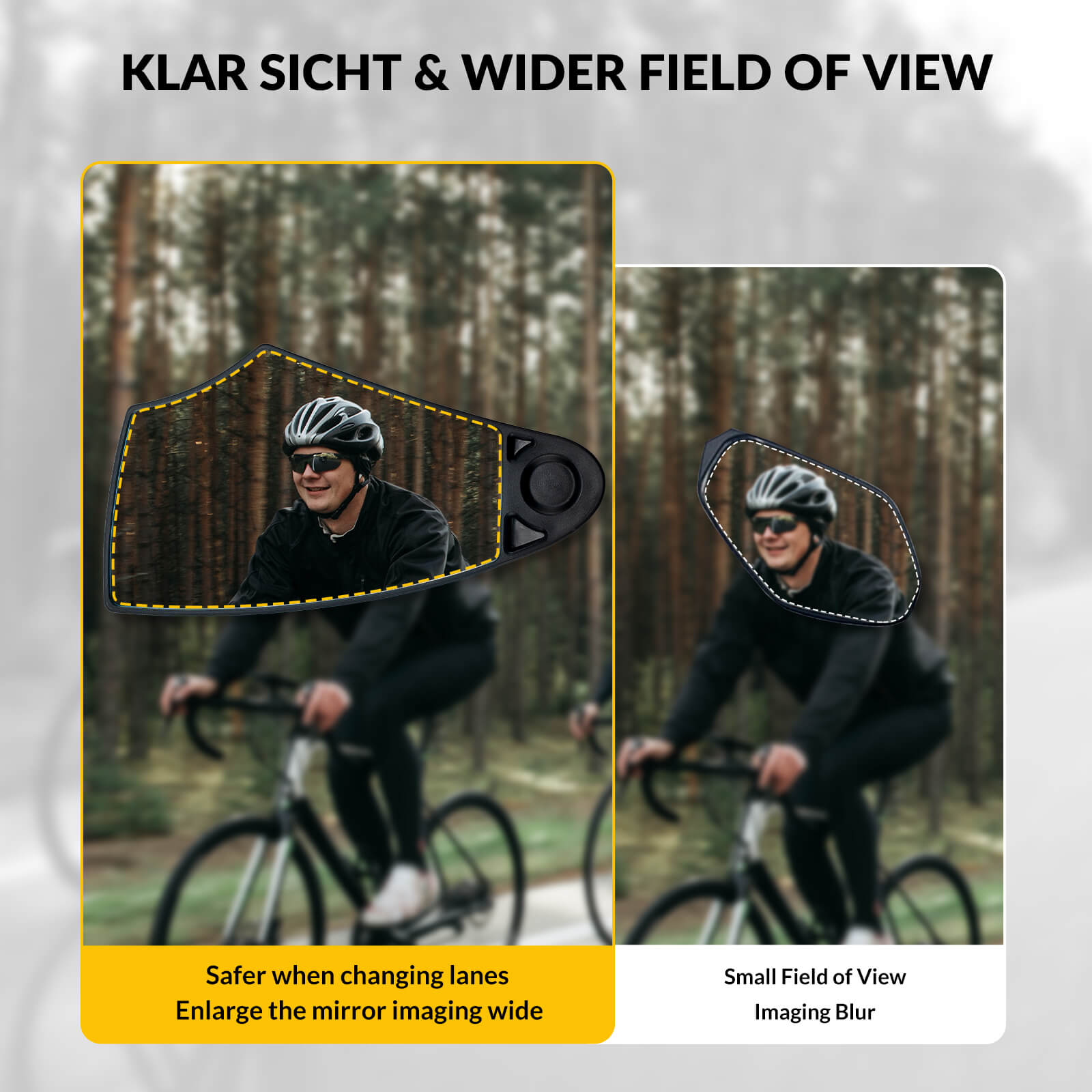 Anti-Glare Bike Mirror